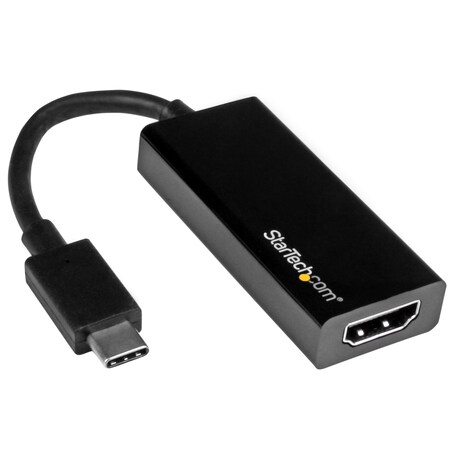 STARTECH.COM USB-C to HDMI Adapter - 4K 30Hz - Black CDP2HD